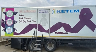 Mobil KETEM Aracı Kazımkarabekir İlçe Devlet Hastanesi Bahçesinde Hizmete Başladı