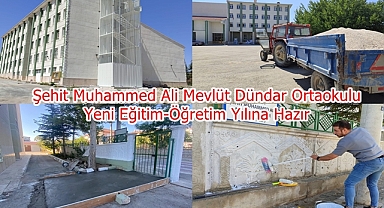 Şehit Muhammed Ali Mevlüt Dündar Ortaokulu Yeni Eğitim-Öğretim Yılına Hazır