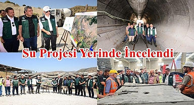 Su Projesi Yerinde İncelendi