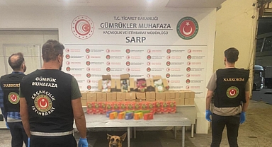 Gümrük Muhafaza Ekiplerinden Uyuşturucuya Darbe: 601 Kilo Uyuşturucu Ele Geçirildi