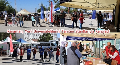 Karaman, Yeni Üniversitelilerini Tanıtım Stantlarıyla Karşıladı