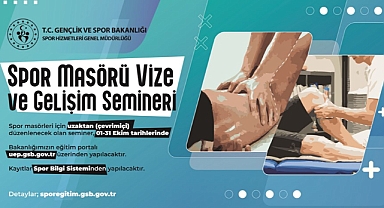 Spor Masörleri İçin Vize ve Gelişim Seminerleri Ekim 2025’te Başlıyor