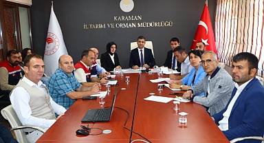 Tarım Havzaları Daire Başkanı Dr. Emre Yeniay’dan Karaman’a Ziyaret ve Değerlendirme Toplantısı
