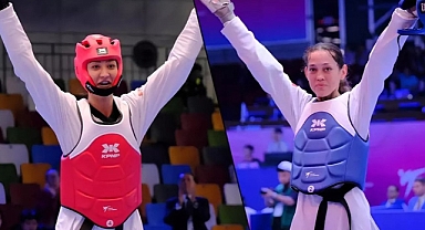 Emine Göğebakan ve Nafia Kuş Aydın’dan Çin’de Altın Zafer!