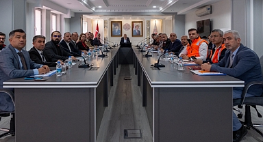 Karaman'da Afet Koordinasyon Kurulu Toplandı
