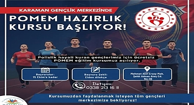 Karaman’da Gençlere Polislik Yolunda Ücretsiz Destek