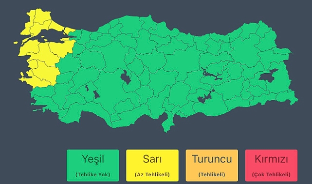 Meteoroloji’den 27 Ekim Uyarısı