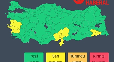 ️Meteoroloji’den 5 İle Kuvvetli Yağış Uyarısı!