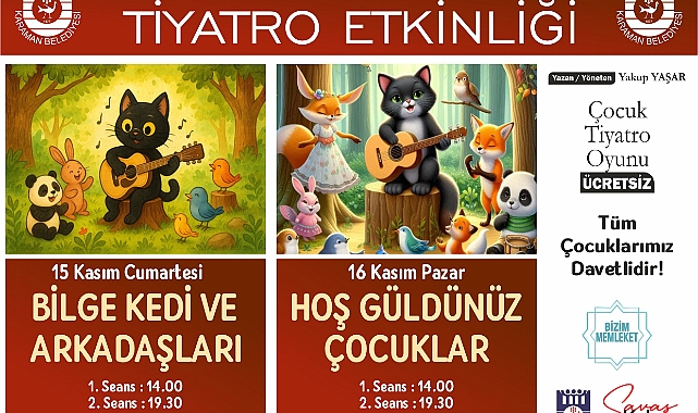 ÇOCUKLARA ÜCRETSİZ TİYATRO