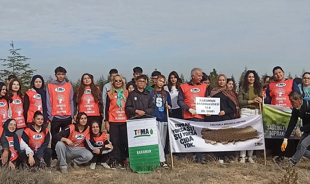 Karaman’da 250 Fidan Toprakla Buluştu: Gönüllülerden Umut Yeşerten Etkinlik