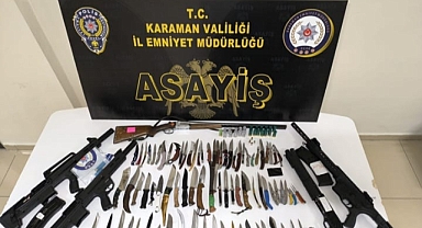 Karaman’da Huzur ve Güvenlik Operasyonu: Çok Sayıda Gözaltı ve Ele Geçirilen Malzemeler