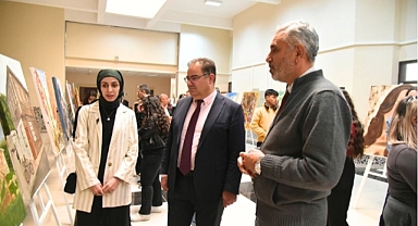 KMÜ’de “Mustafa Diğler ve Öğrencileri Resim Sergisi” Sanatseverlerle Buluştu