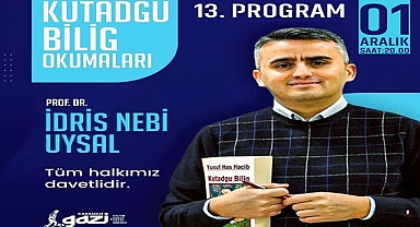 Kutadgu Bilig Okumaları’nın 13. Programı 1 Aralık’ta Karaman’da Gerçekleşecek