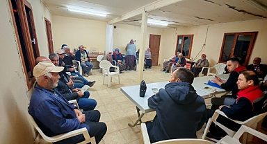 Ermenek’te Akşam Toplantıları Devam Ediyor: Üreticilere Zeytin ve Desteklemeler Anlatıldı