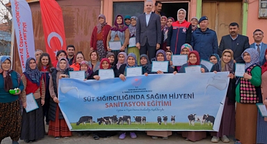 Gülkaya Köyü’nde Kadın Çiftçilere Süt Hijyeni Eğitimi
