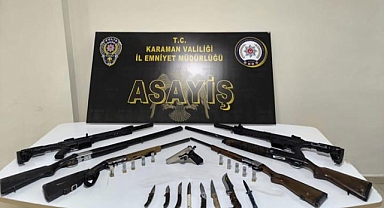 Karaman’da Suç ve Kaçakçılığa Operasyon