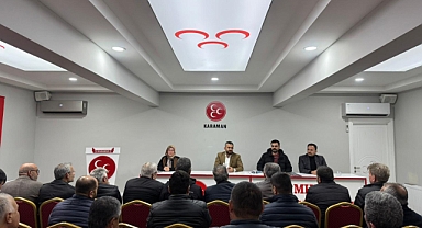 Karaman MHP Teşkilatında Olağan Toplantı: “Hayırlı Günler Komşum” Ziyaretleri Değerlendirildi