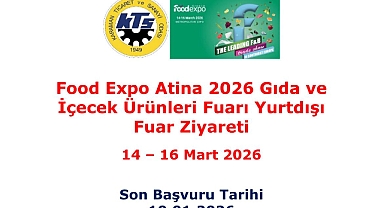 Karaman TSO’dan FOOD EXPO Atina 2026’ya Yurt Dışı Fuar Ziyareti