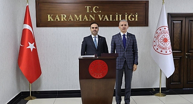 Sanayi ve Teknoloji Bakanı Mehmet Fatih Kacır’dan Karaman Valiliğine Ziyaret