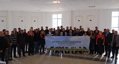 Sudurağı Beldesinde Süt Sağım Hijyeni ve Sanitasyon Eğitimi Tamamlandı