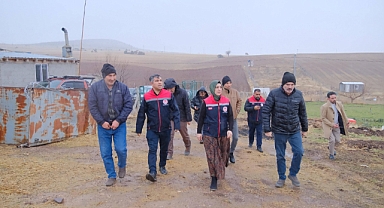 Fırtınadan Zarar Gören Üreticilere Yerinde Geçmiş Olsun Ziyareti