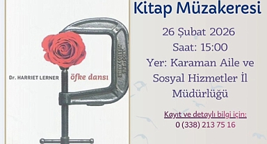 “Öfke Dansı” Kitabı Müzakerede Ele Alınacak