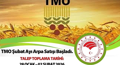 TMO Şubat Ayı Arpa Satışı Başladı