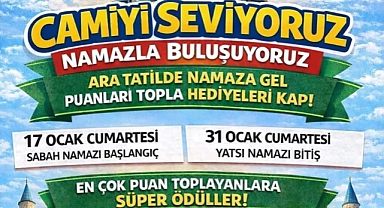 Yarıyıl Tatilinde Çocuklar Cami ve Namazla Buluşuyor