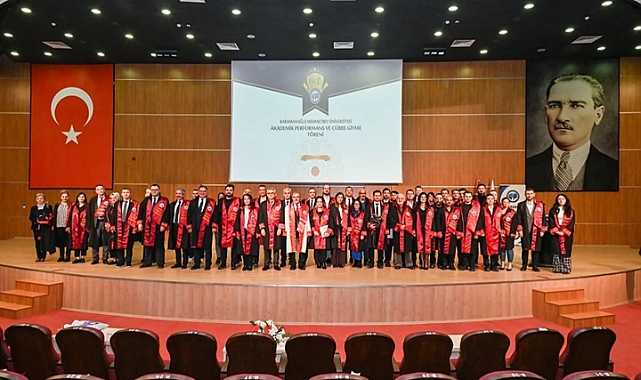 Akademisyenler İçin Gurur Günü: KMÜ’de Cübbe Giyme Töreni