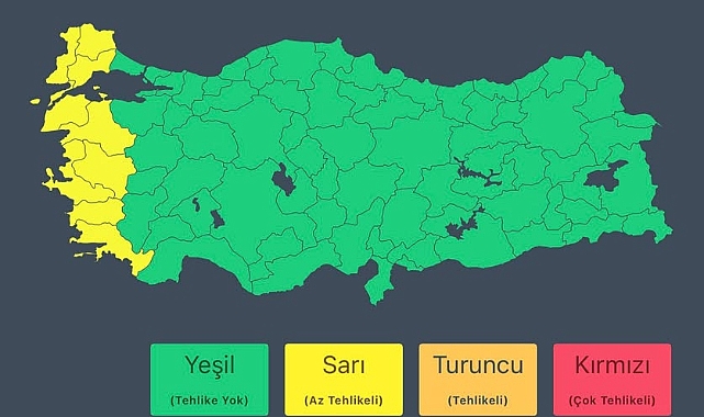 Güneyden Kuvvetli Rüzgar Geliyor: Marmara ve Ege İçin Uyarı