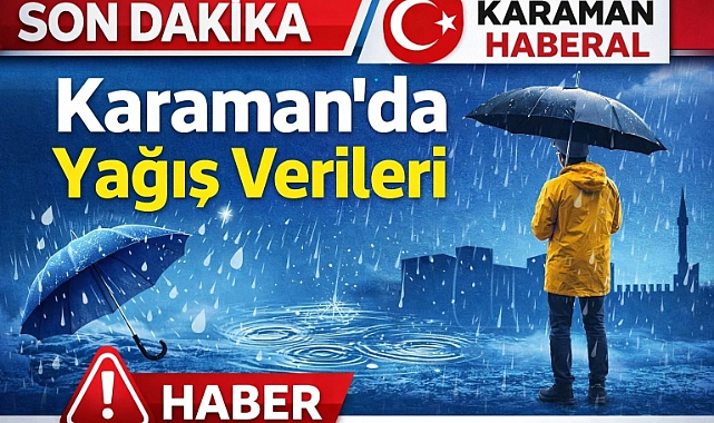 Karaman’da 3 Şubat’ta En Fazla Yağış Sarıveliler’de Ölçüldü