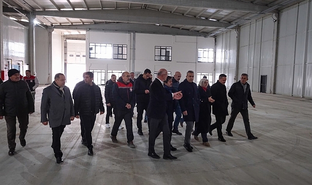 Karaman'da Elma Borsası'na İnceleme Ziyareti