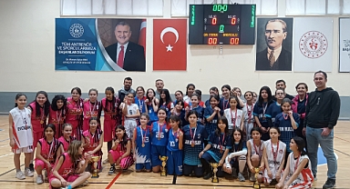 Karaman’da Okul Sporları Basketbol Heyecanı Sona Erdi