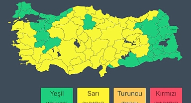 Karaman Dahil Meteoroloji’den 13 İl İçin Kuvvetli Yağış ve Fırtına Uyarısı