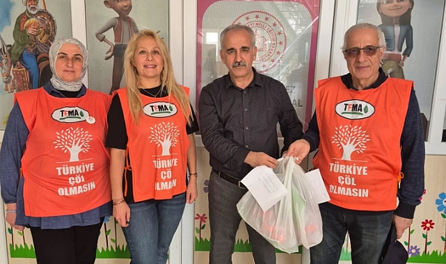 Karaman TEMA’dan Okullara Doğa Eğitimi ve Sıfır Atık Desteği