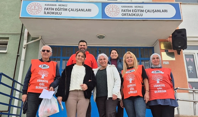 Karaman TEMA’dan Okullara Doğa Eğitimi ve Sıfır Atık Desteği