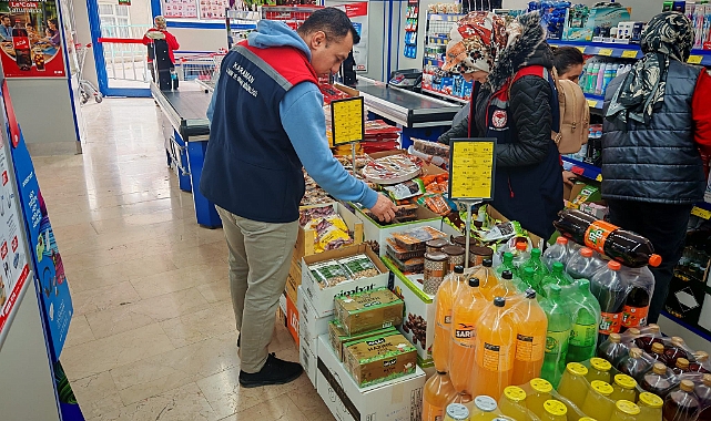 Karaman ve Ermenek’te Gıda İşletmeleri Denetimden Geçiyor
