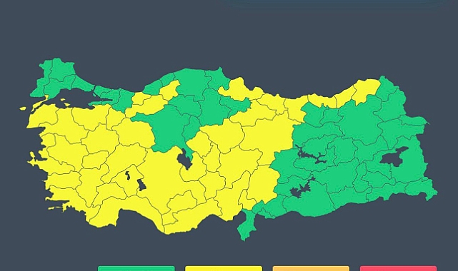 Meteoroloji’den Kuvvetli Yağış ve Fırtına Uyarısı