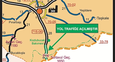 Sertavul Geçidi Tır ve Çekicilere Kapatıldı, Sabah Saatlerinde Yeniden Açıldı