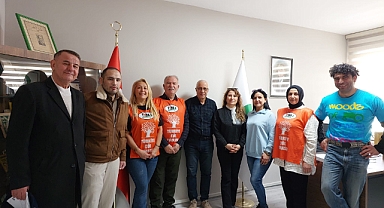 TEMA Ailesi, Yeni Yeşilay Başkanı Ahmet Eşmekaya'yı Ziyaret Etti