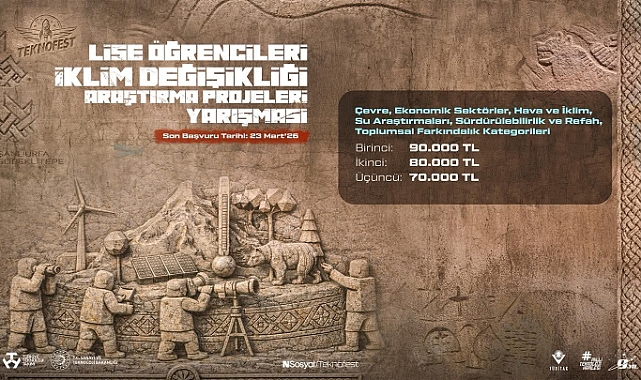 TÜBİTAK’tan Lise Öğrencilerine İklim Değişikliği Çağrısı