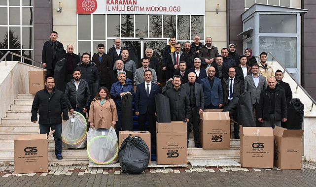 Türkiye Yüzyılı Maarif Modeli Kapsamında Karaman’daki Okullara Spor Desteği