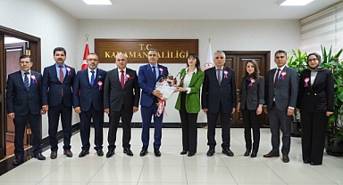 Vali Çiçek, 37. Vergi Haftası Dolayısıyla Defterdar Karpınar’ı Kabul Etti