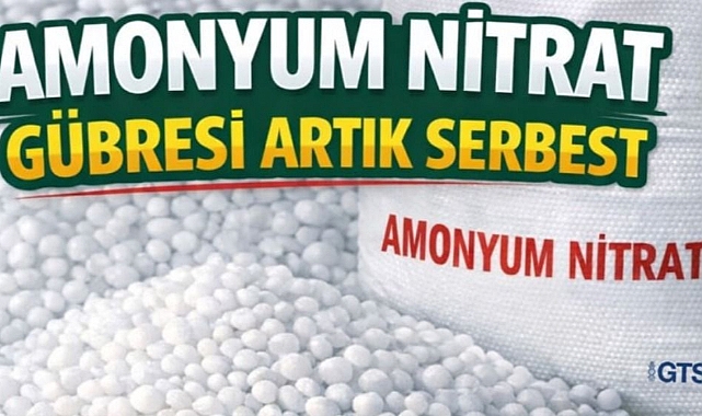 Amonyum Nitrat Gübresinin Tarımsal Kullanımına Yeniden İzin