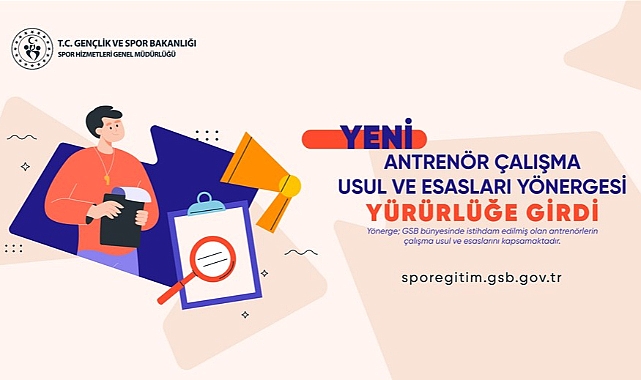 Antrenörlerin Çalışma Usul ve Esasları Yönergesi Yürürlüğe Girdi