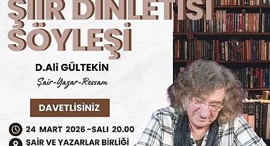 D.Ali Gültekin Karaman’da Şiir Dinletisi ve Söyleşi Gerçekleştiriyor