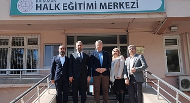 Genel Müdürlük Yetkilileri Karaman Halk Eğitim Merkezini Ziyaret Etti