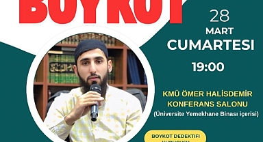 Karaman’da “Boykot” Konferansı Düzenleniyor