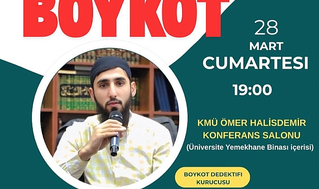 Karaman’da “Boykot” Konferansı Düzenleniyor