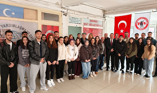 Karaman’da Şehit Ailelerine Anlamlı Ziyaret: Vefa ve Dayanışma Örneği